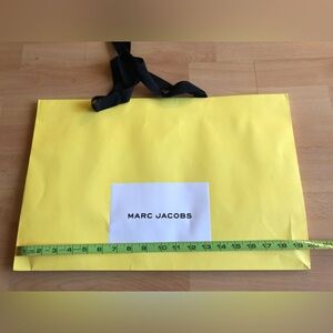 Marc Jacobs Yellow Tote with Black Straps